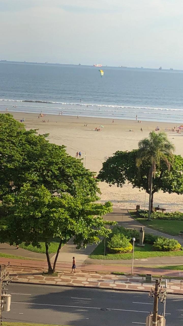 Apto Gonzaga Frente Ao Mar Wi-Fi Santos  Ngoại thất bức ảnh